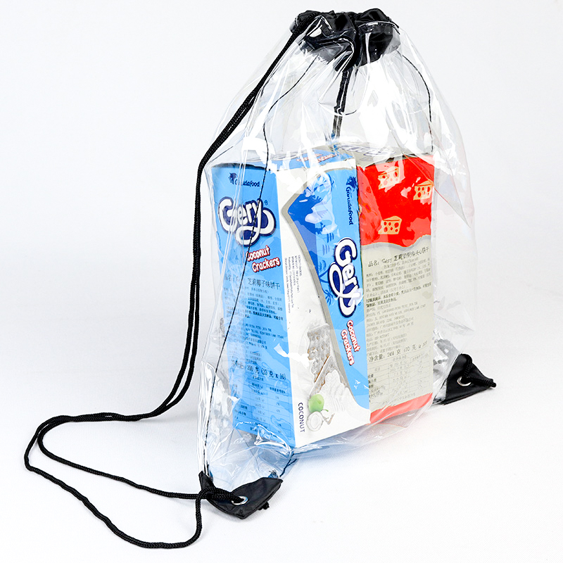 Eco Friendly Clear Drawstring Bag 4