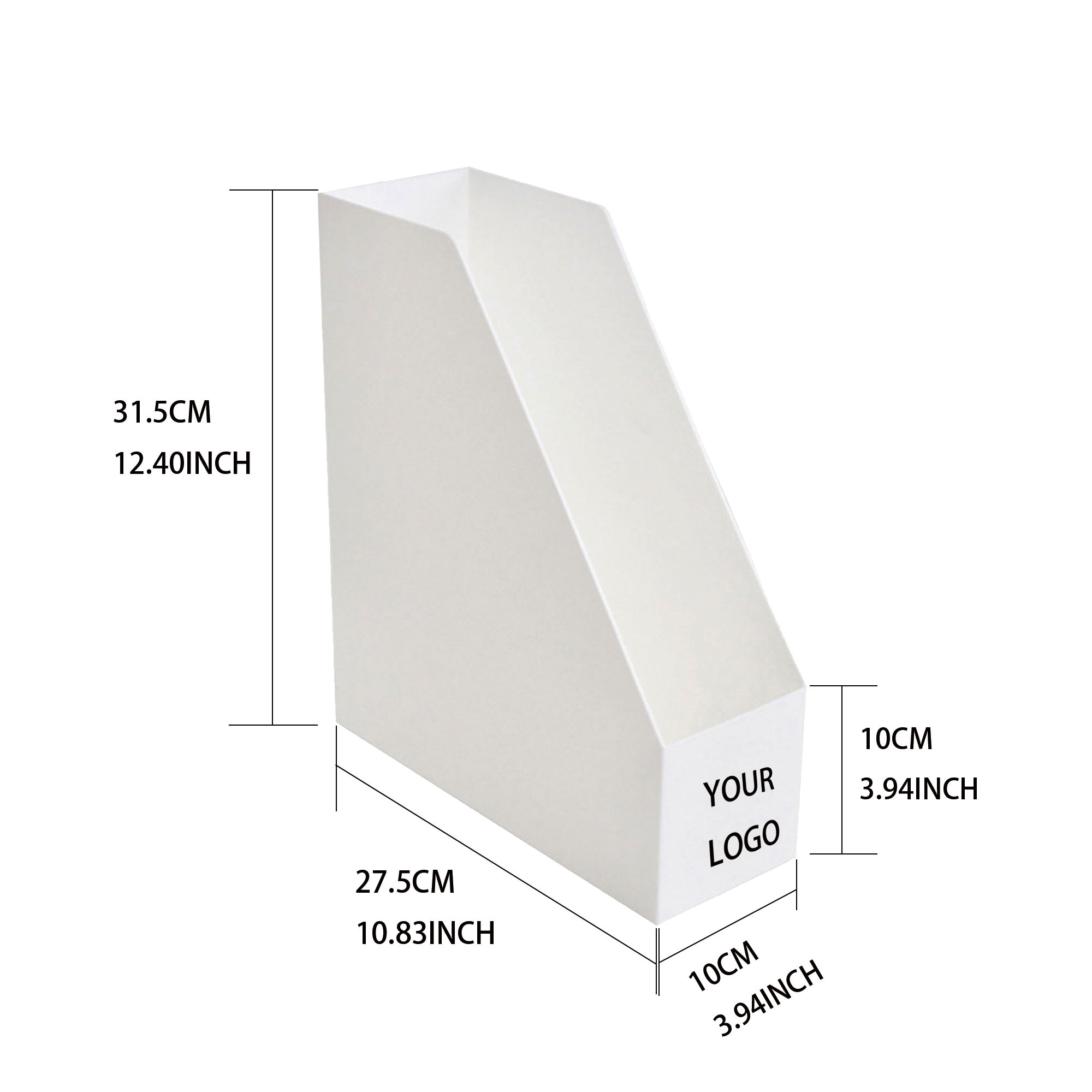 Polypropylene Vertical Book Stand Organizer 2