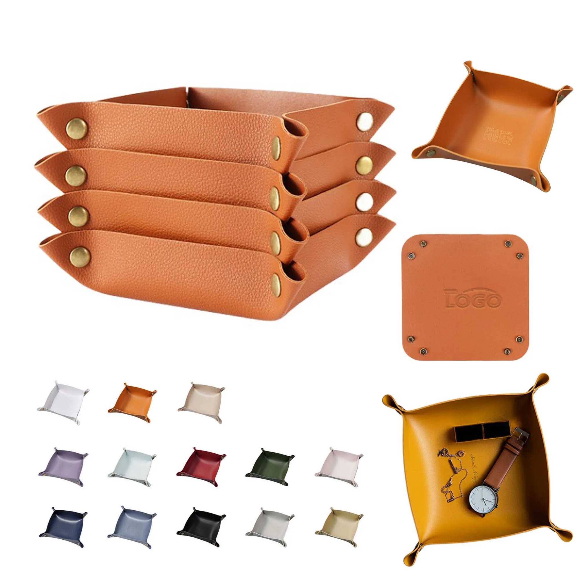 Foldable Desk Sundries Storage Tray 1