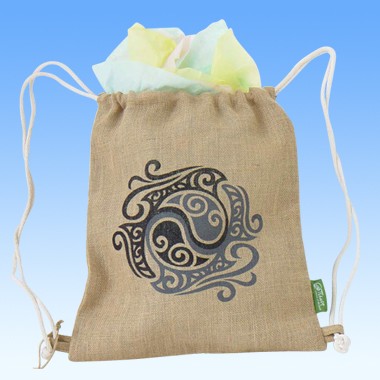 Teg Sport Soft Jute Bag, custom tote bag with logo imprint 2
