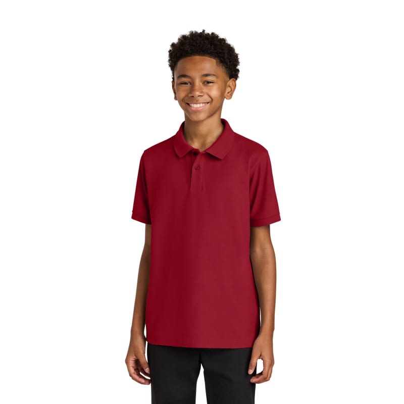 Port Authority Youth Wearever Signature Pique Polo 5