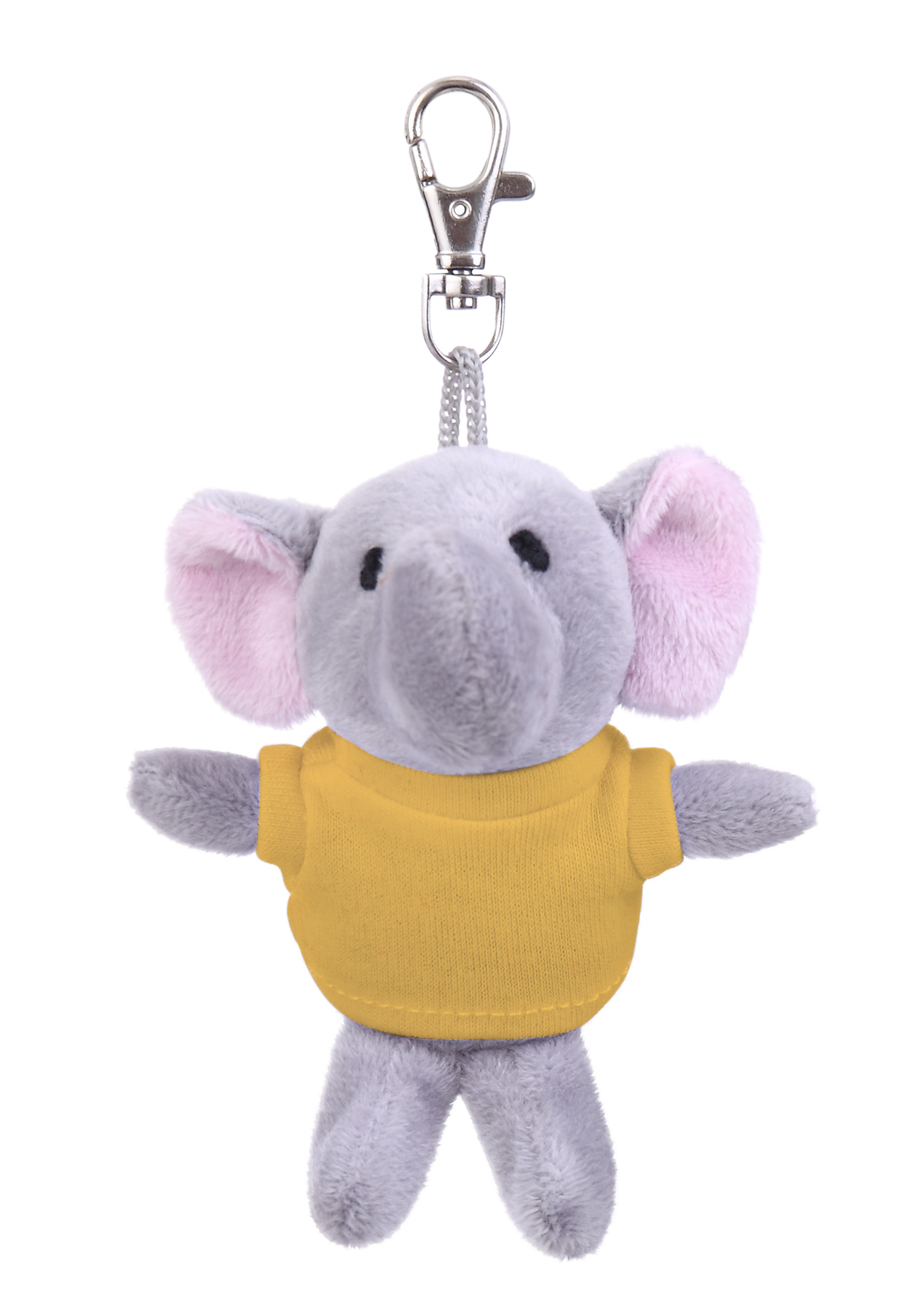 Soft Plush Elephant Keychain with Tee 7