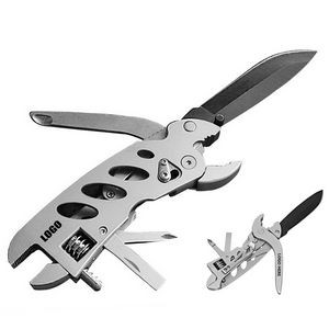 Adjustable Wrench Pliers Multi Tool With Integrated Screwdrivers 12