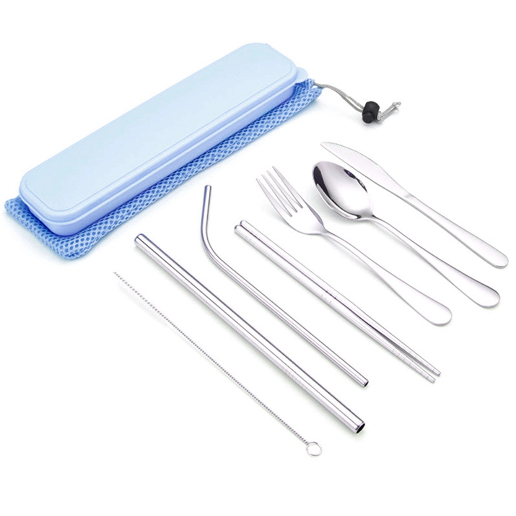 Reusable Student 7 Pieces Flatware Set 3