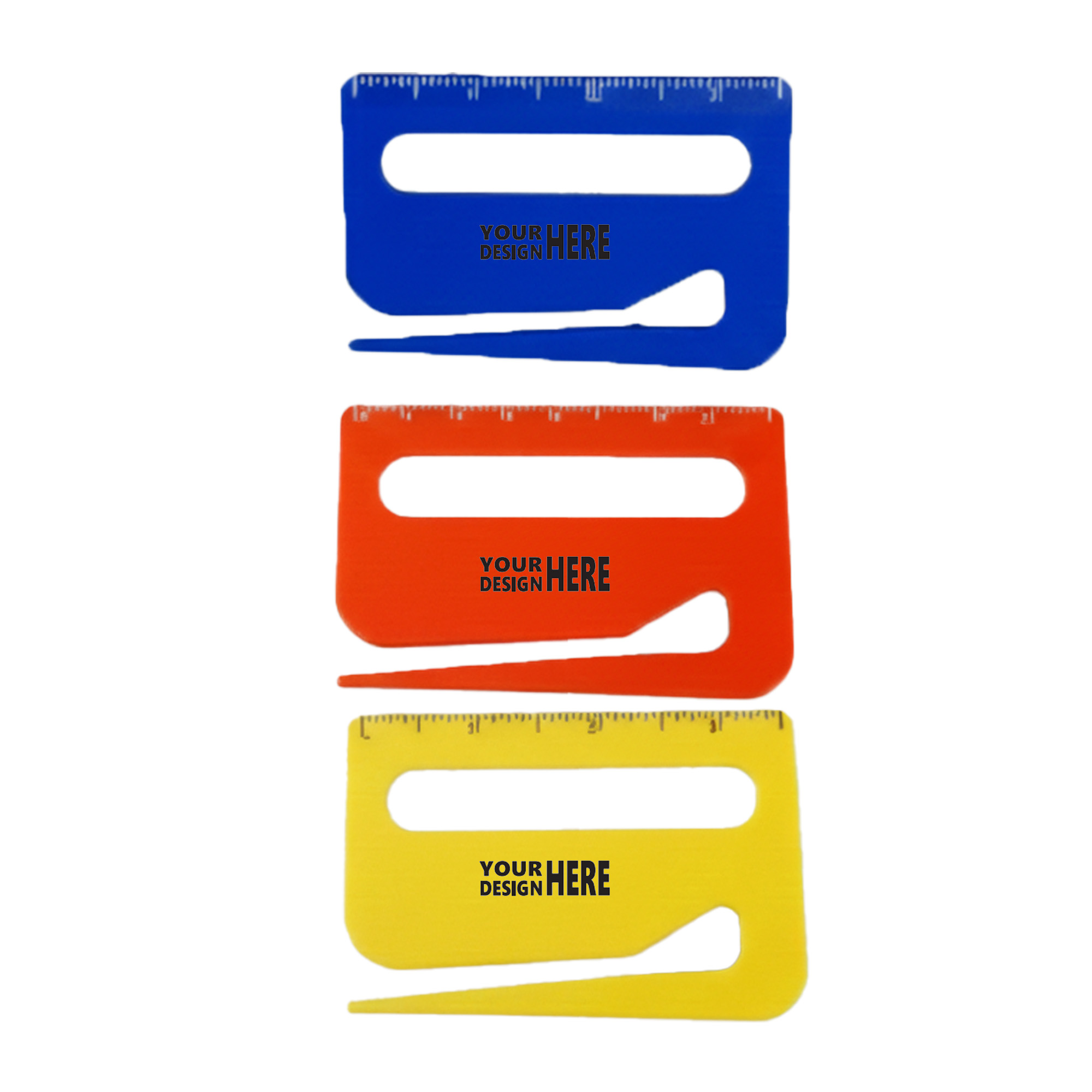 Rectangular Plastic Safety Letter Opener 2