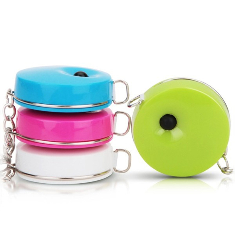 60 Inch Soft Round Tape Measure with Keychain 1