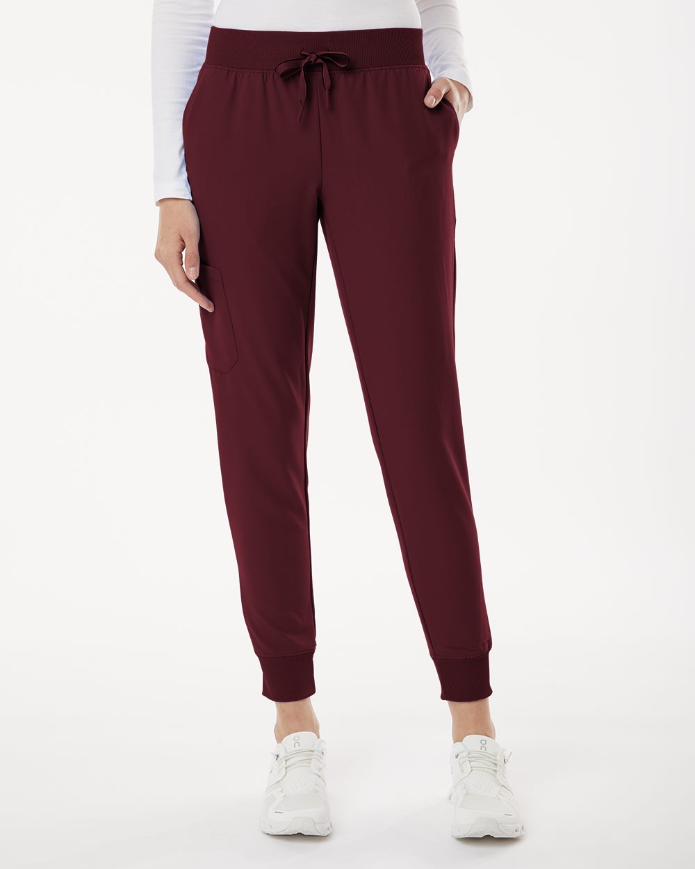 Women's Silex Knit-Waist Scrub Joggers Petite Sizes
