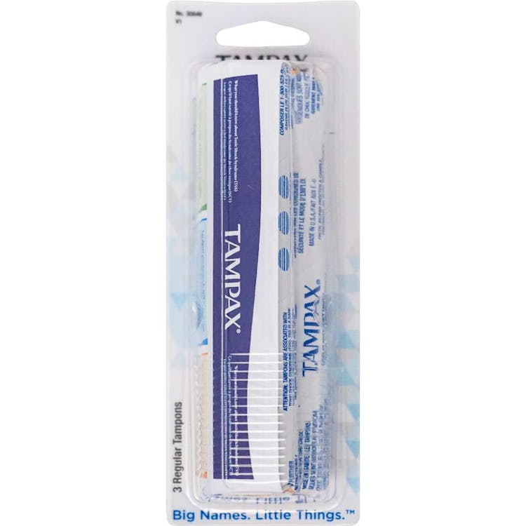 Tampax Regular Tampons - 3 Count 1