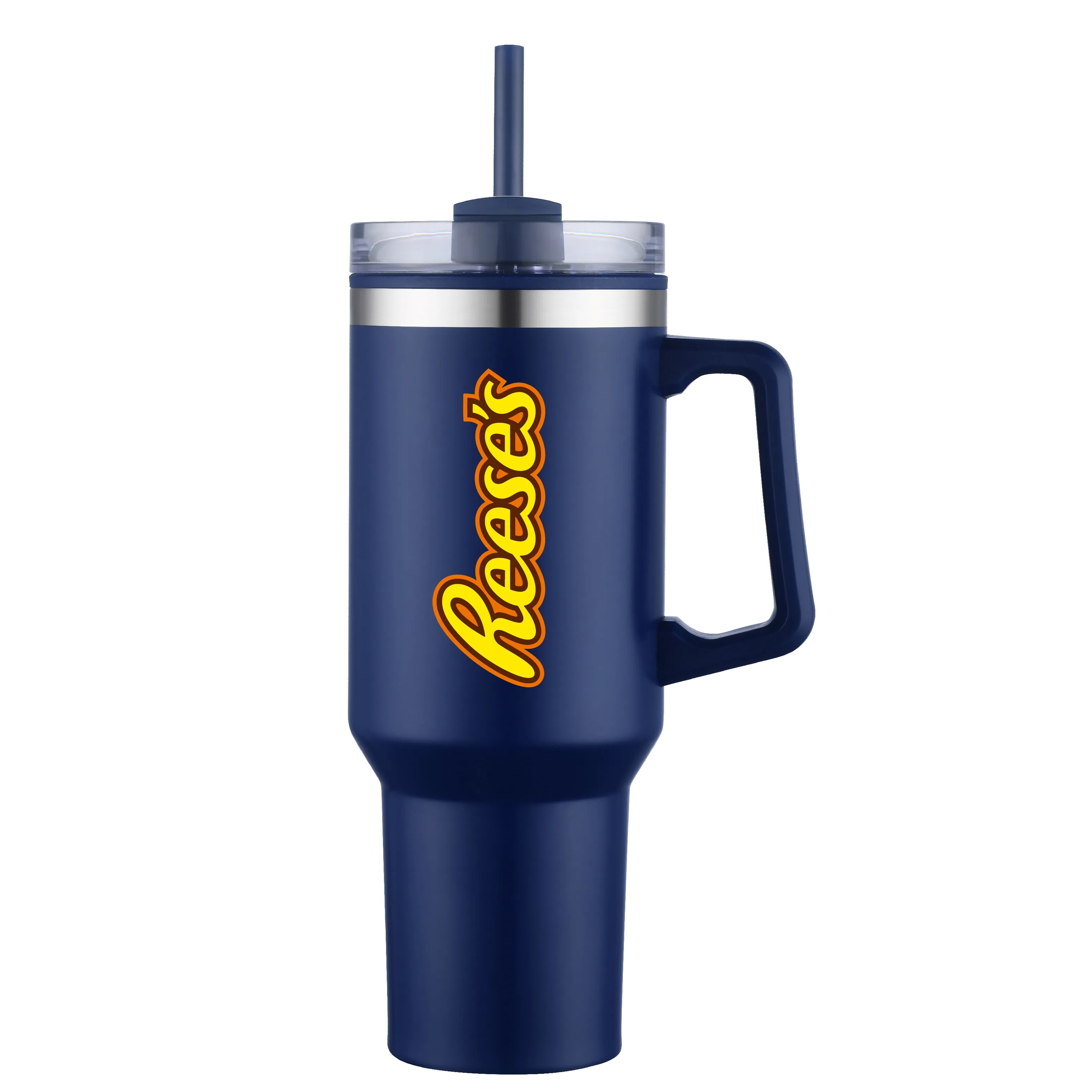 THE HIDRATOR II- 40 oz. S/S TRAVEL MUG WITH HANDLE AND STRAW 8