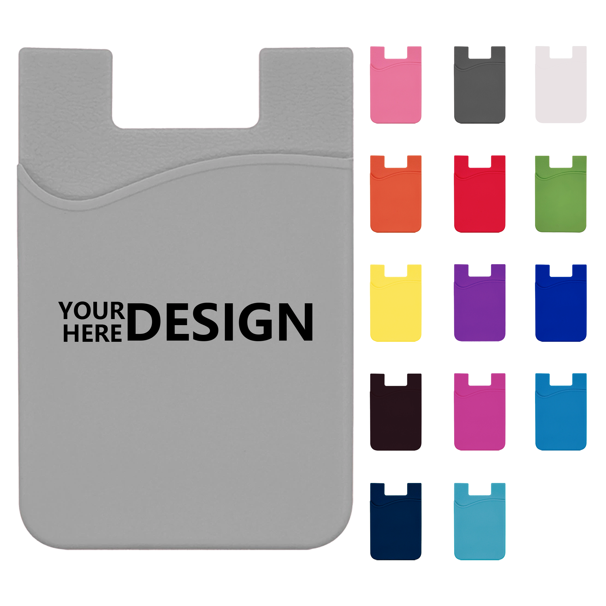 Silicone Phone Card Holder 2