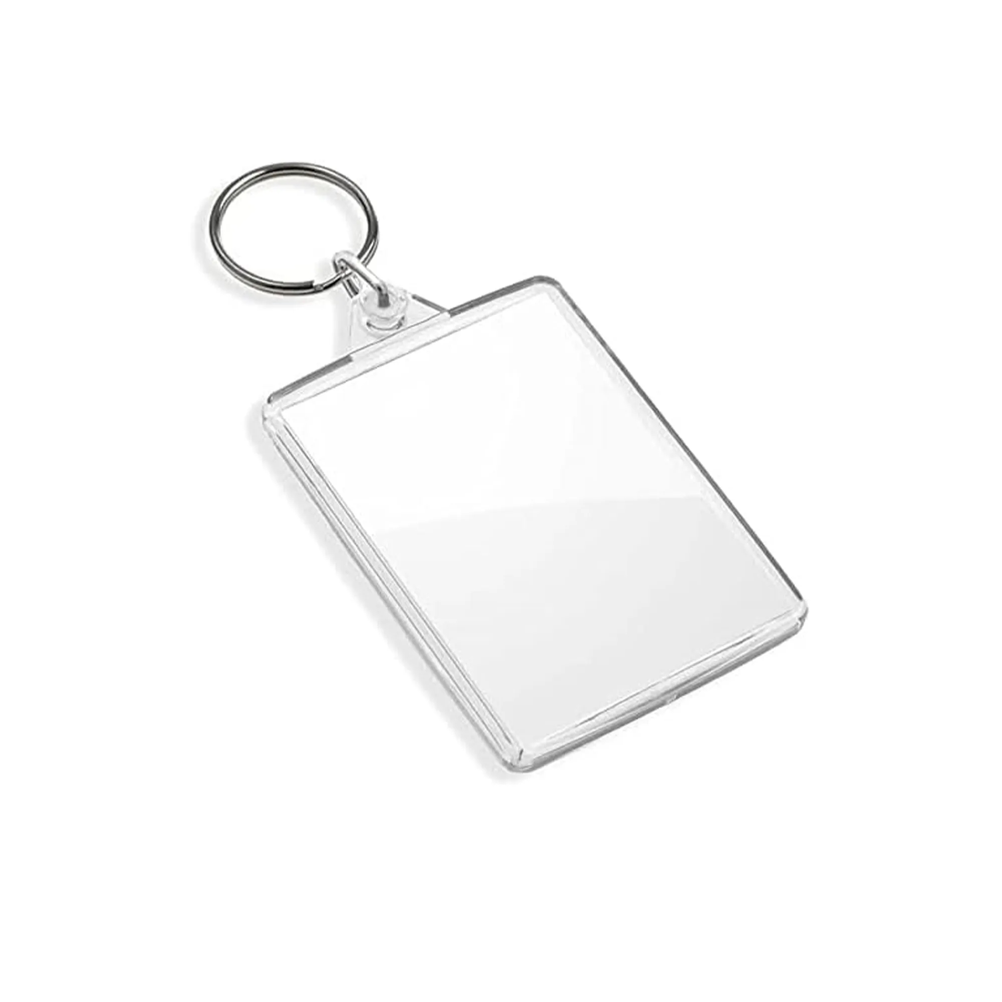 Clear Acrylic Photo Frame Keychain 2