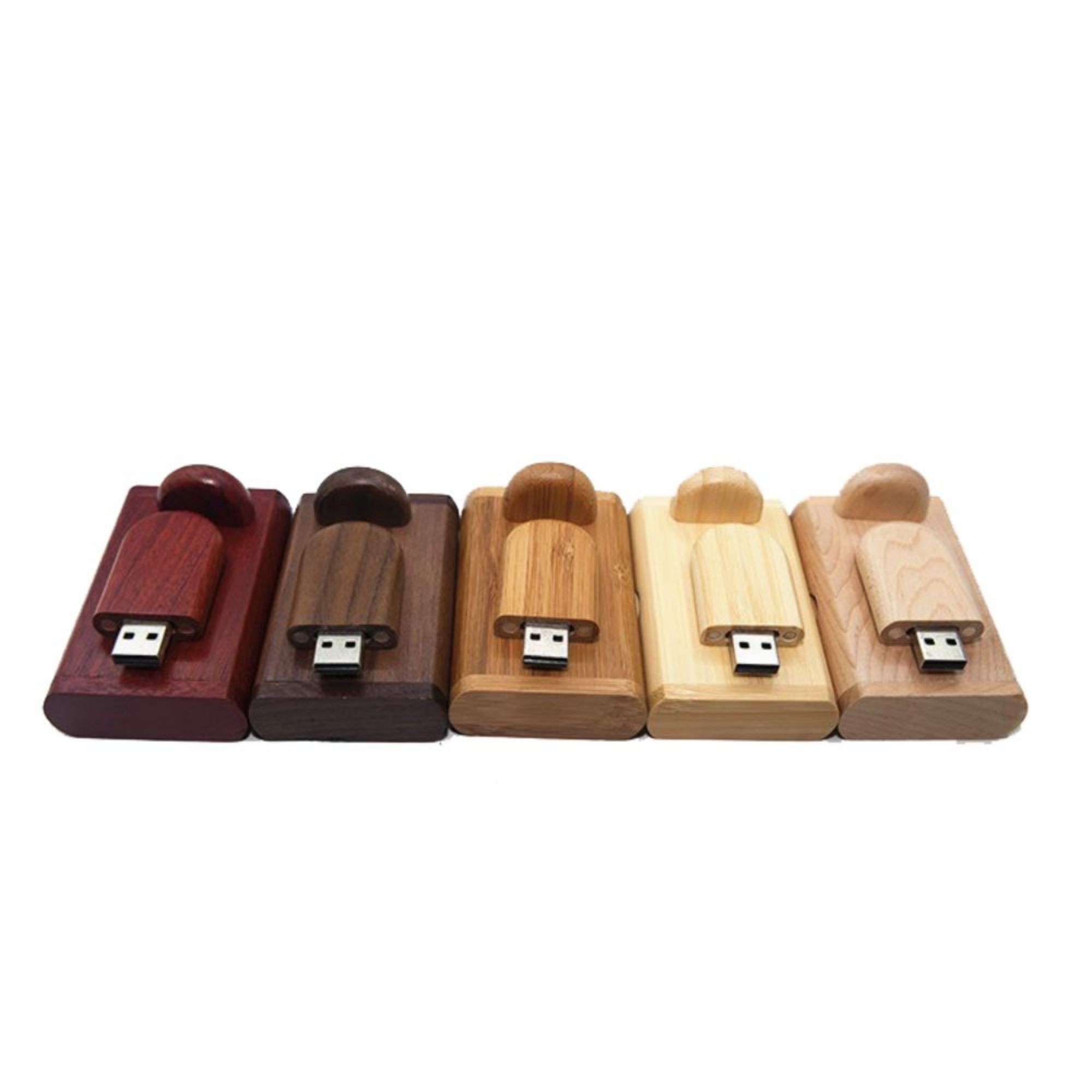 Wooden 8 GB USB Flash Drives With Finely Wooden Box 4