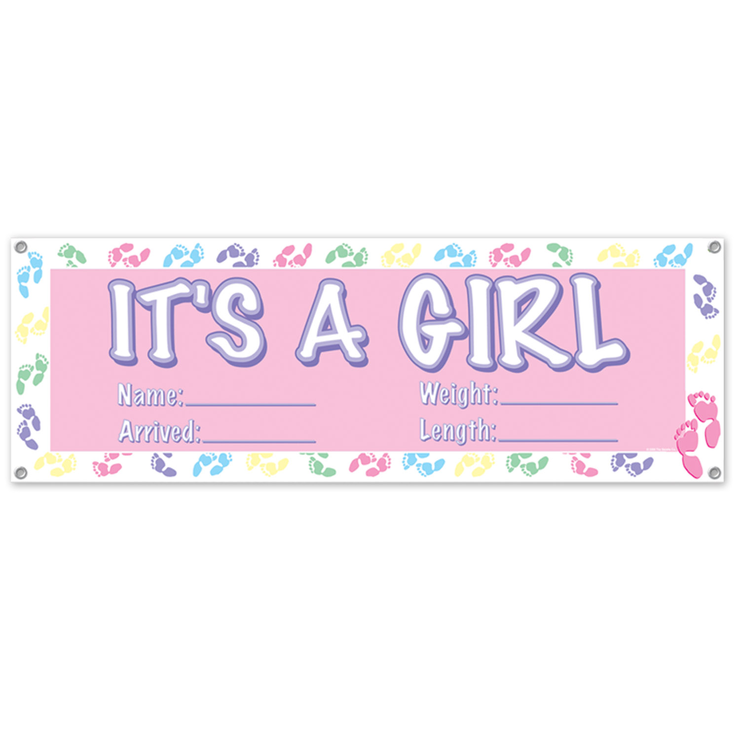 It's A Girl Sign Banner