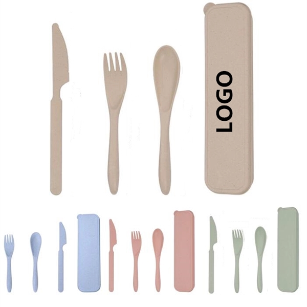 3pcs Portable Cutlery Tableware
