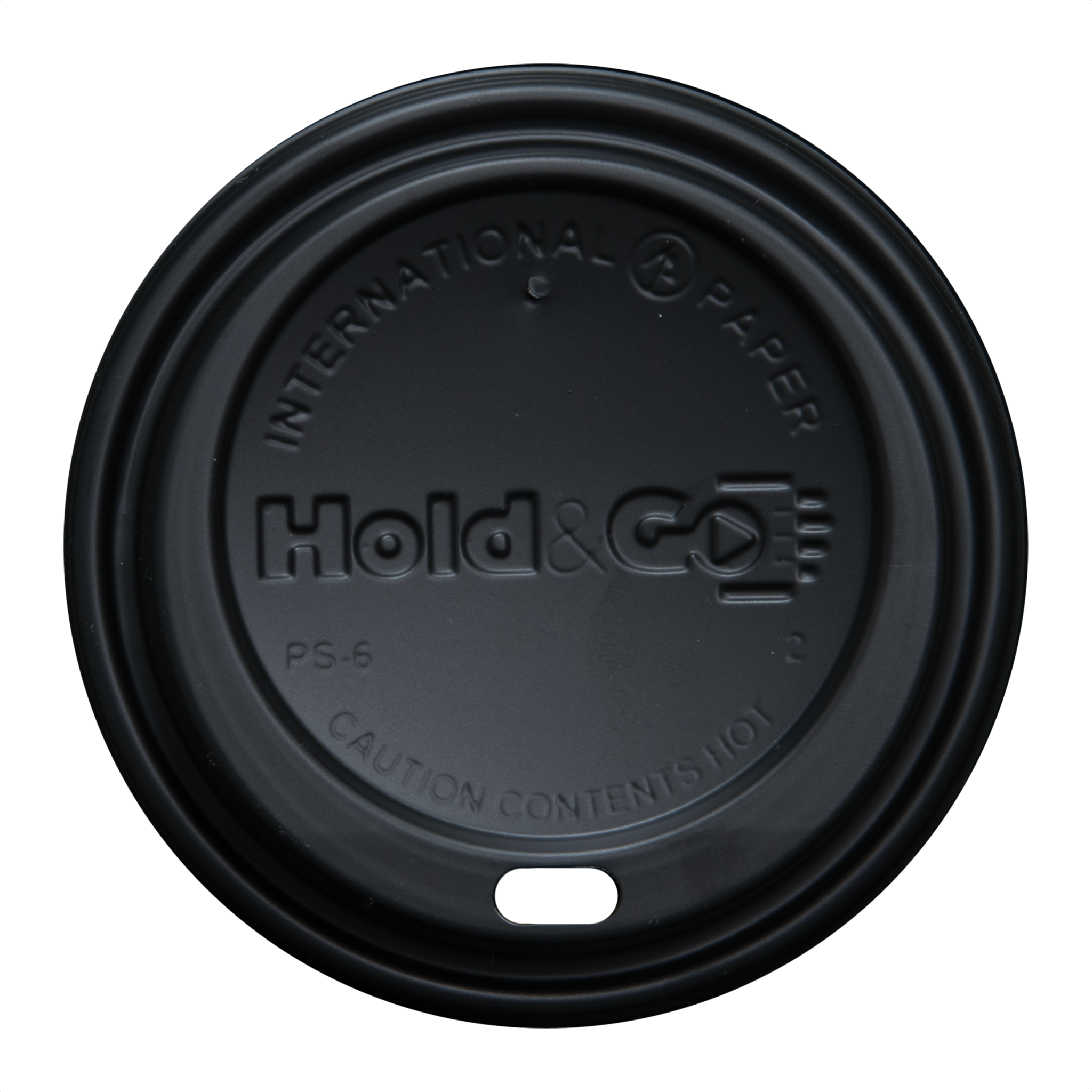 8 oz Paper Cup Insulated Domed Lid Black 2