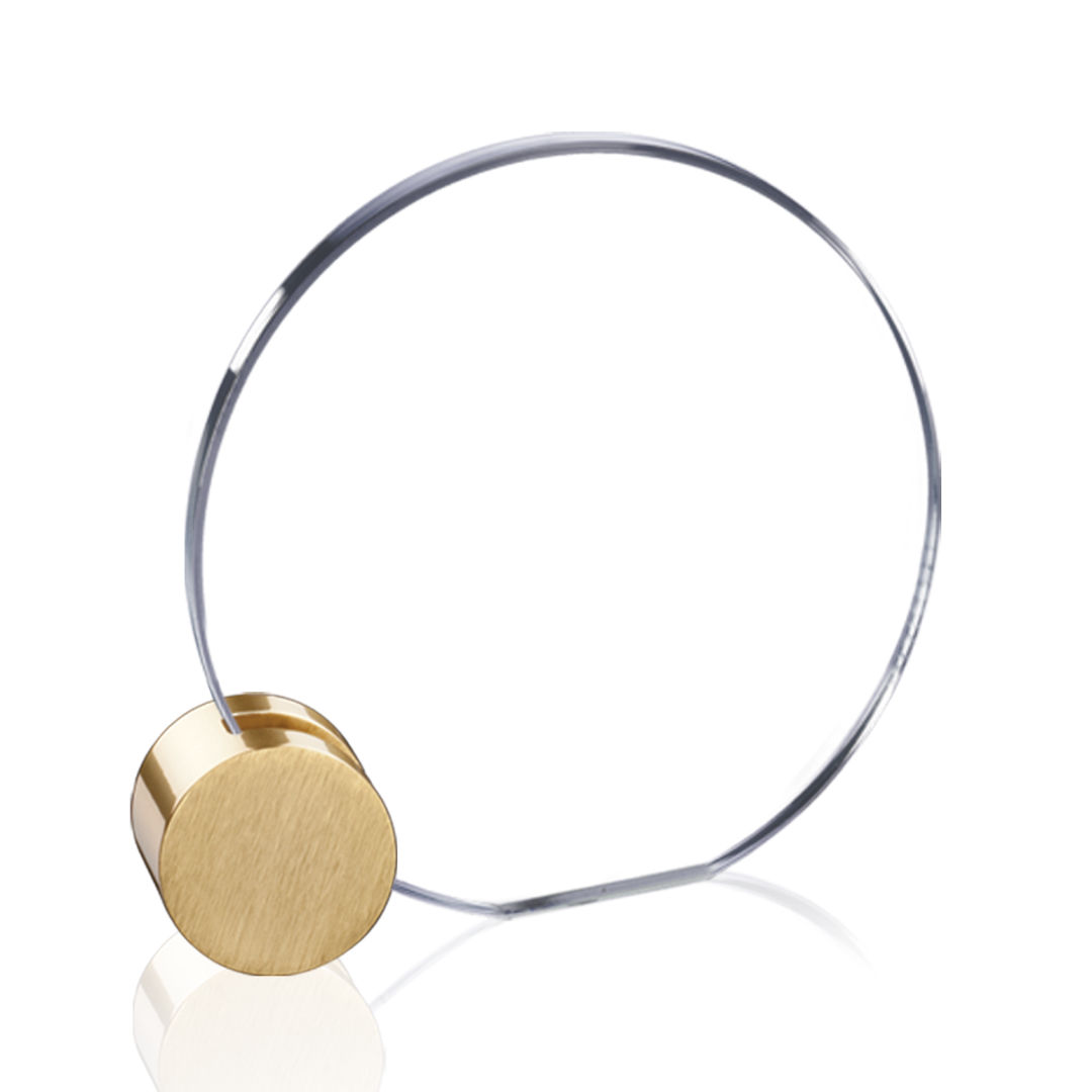 Verdunn VividPrint™ Award - Starfire/Gold Circle 7