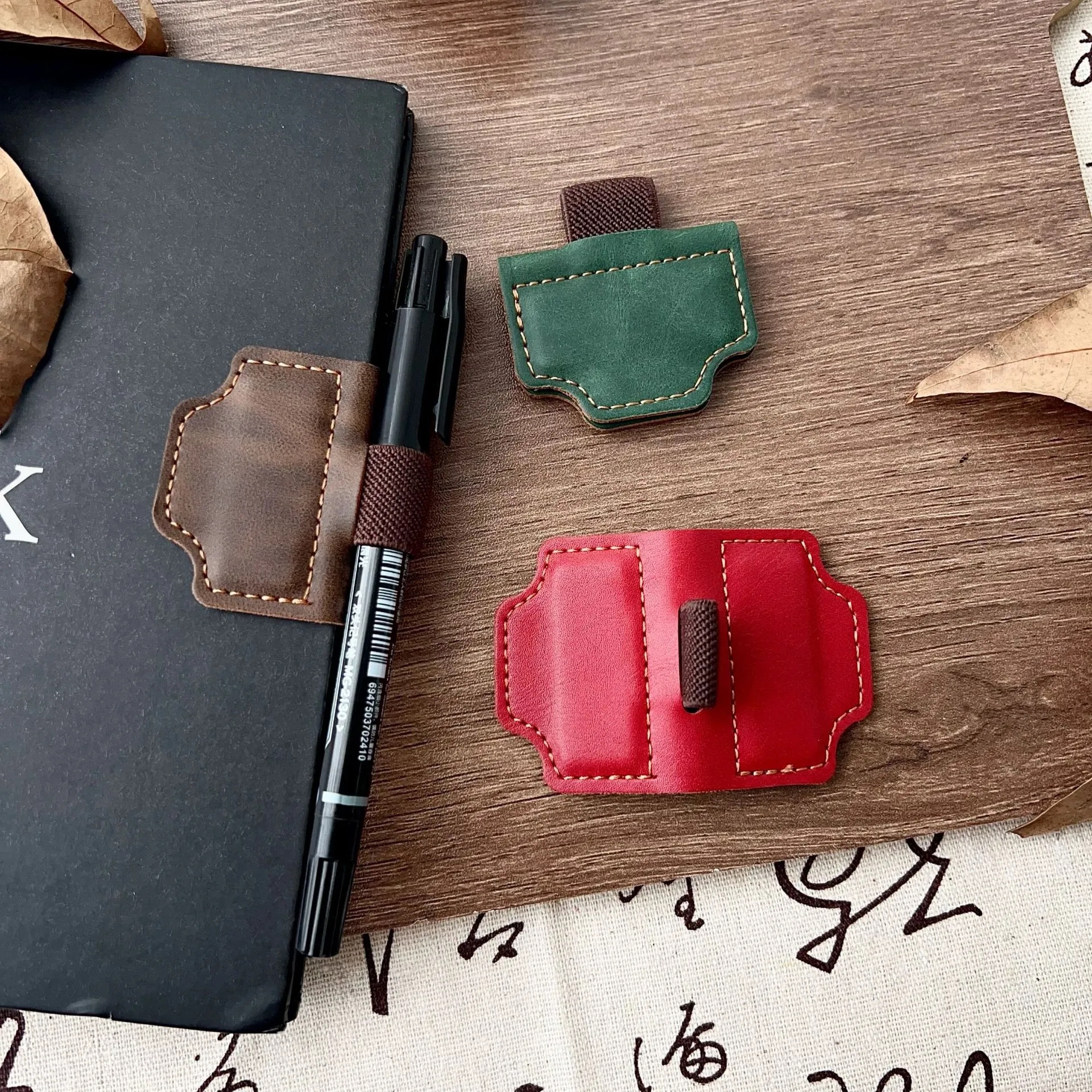 Reversible Magnetic Leather Bookmark 9