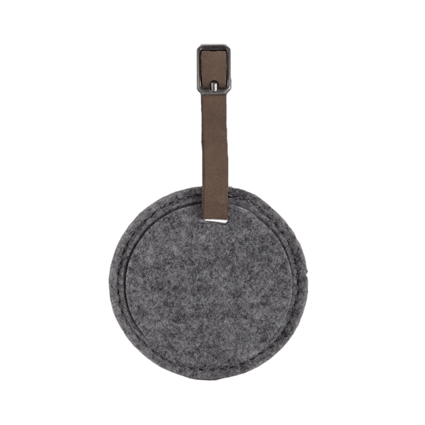 Juniper Felt Round Luggage Tag 17