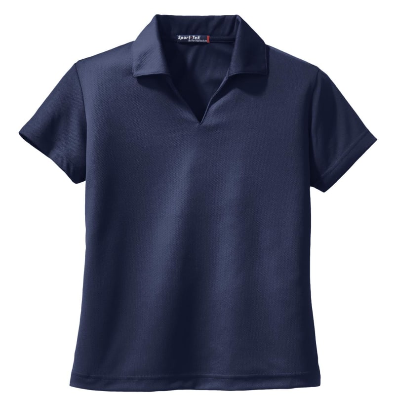 Sport-Tek Women's Dri-Mesh V-Neck Polo. 32