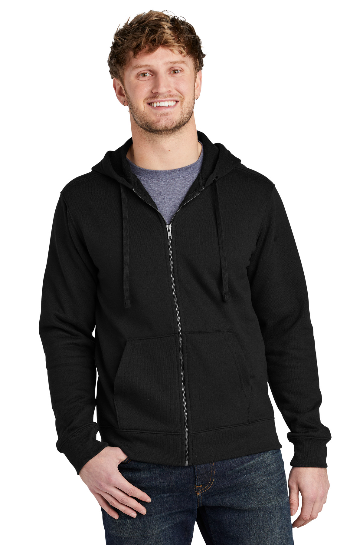 Volunteer Knitwear® Chore Fleece Full-Zip Hoodie 4
