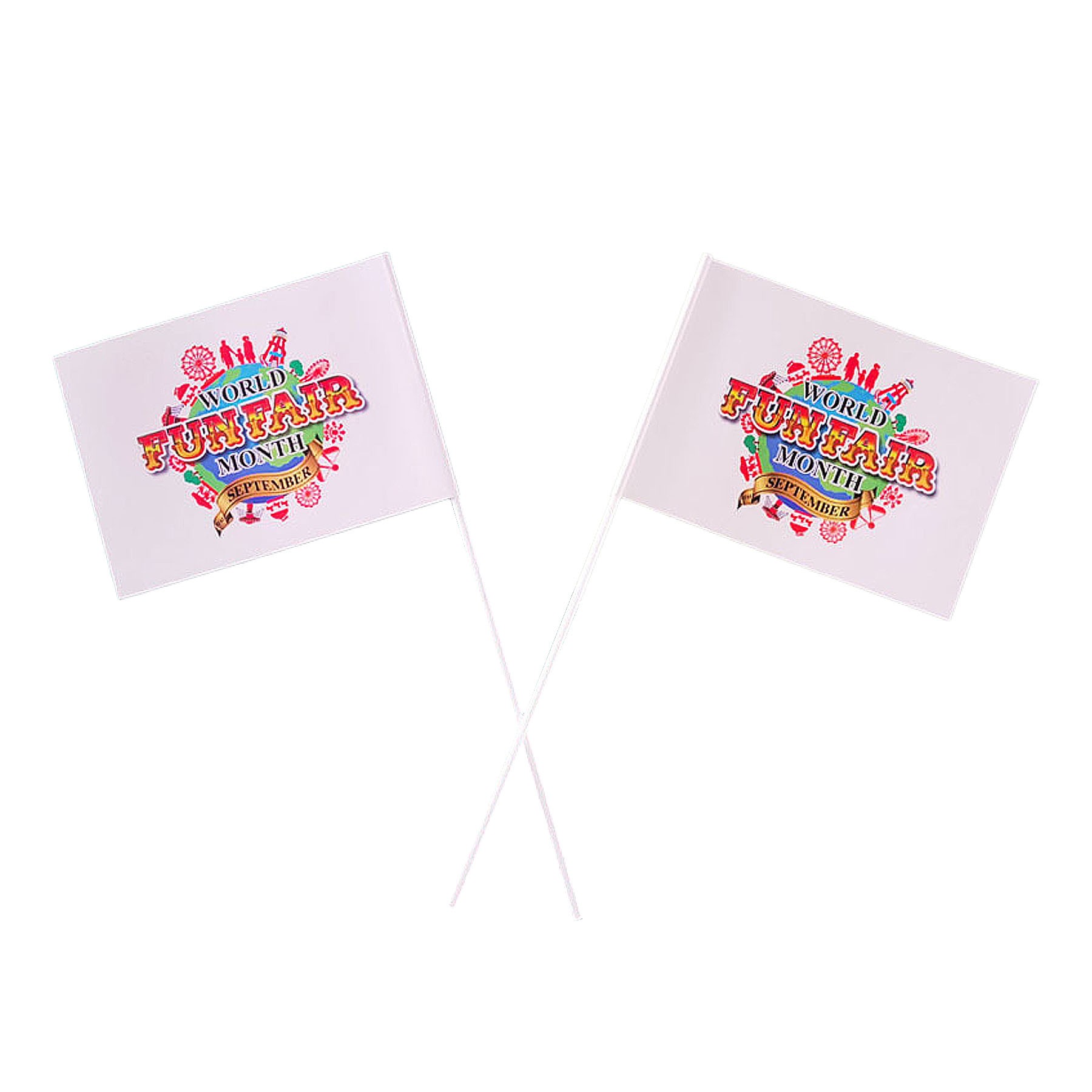 Moq50 Advertising Hand Waving Square Flag