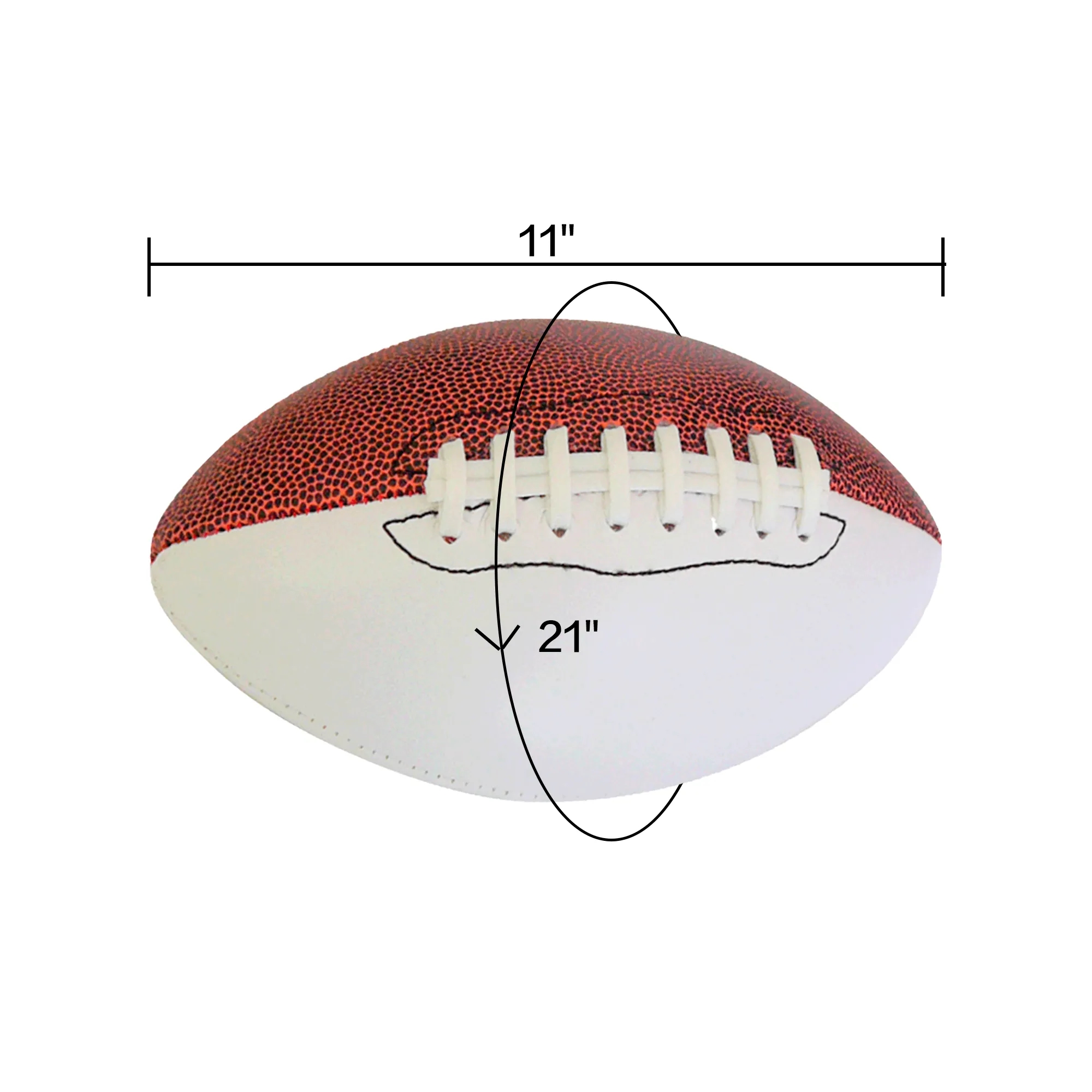 Size 9 Custom PU Leather Football 3