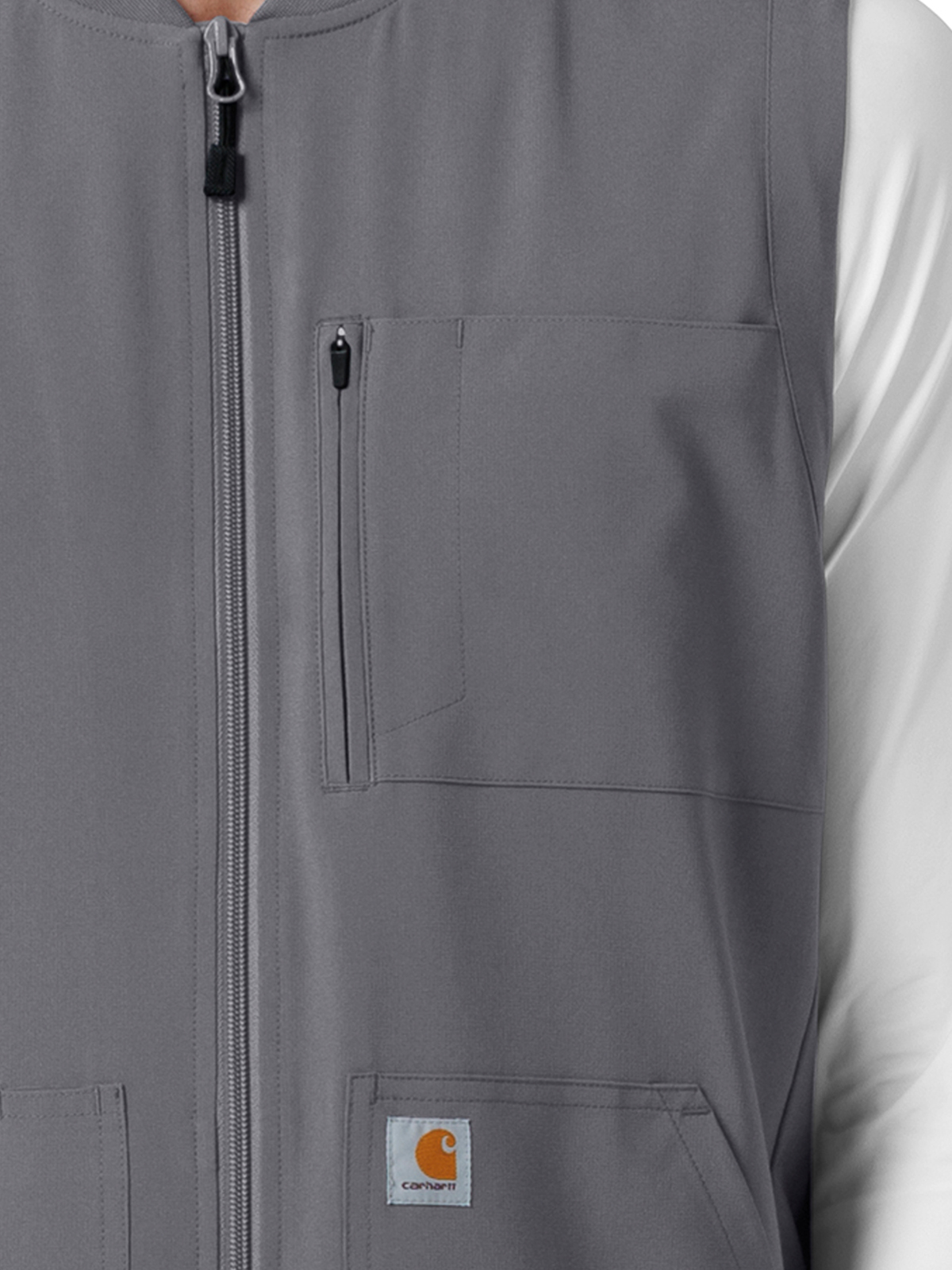 Carhartt Scrubs - Force Cross-Flex - Men's Six-Pocket Lightweight Scrub Vest 10