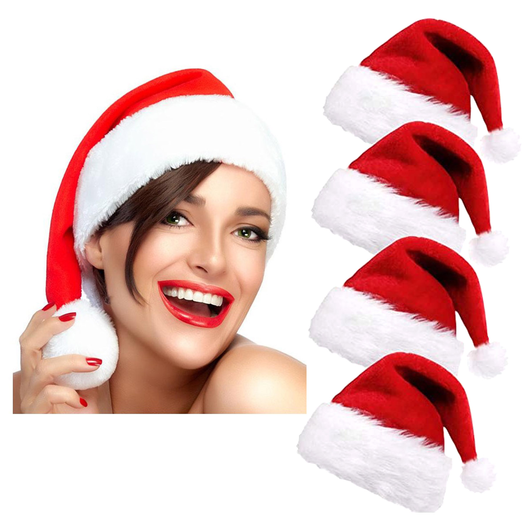 Santa Claus Plush Hat 2