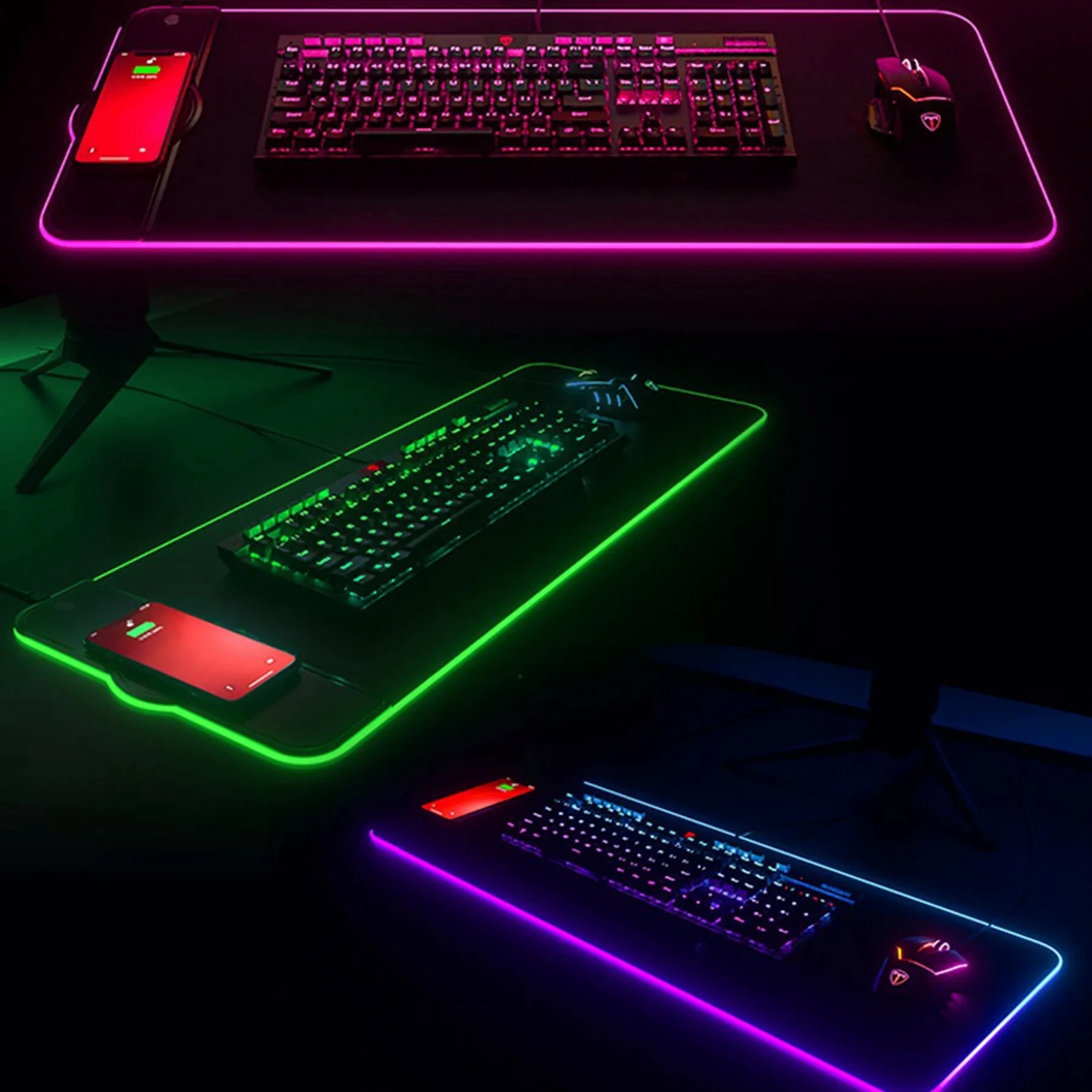 15 Watt Wireless Charging RGB Mouse Pad 4