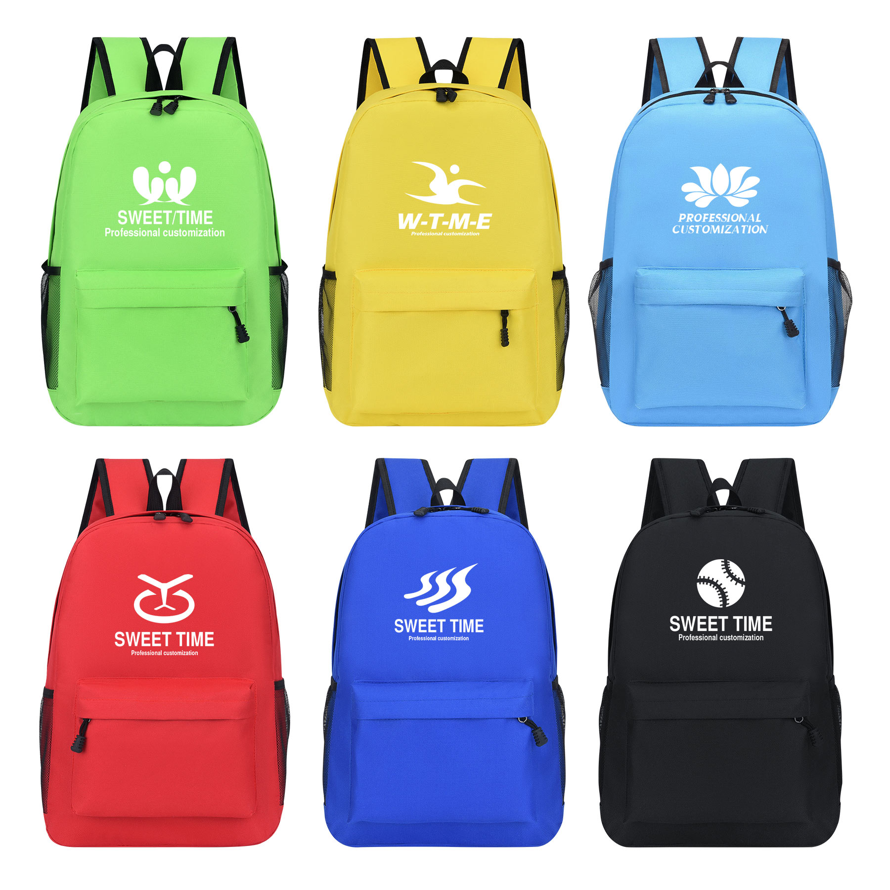 Oxford Fabric Backpack Double Shoulder 2