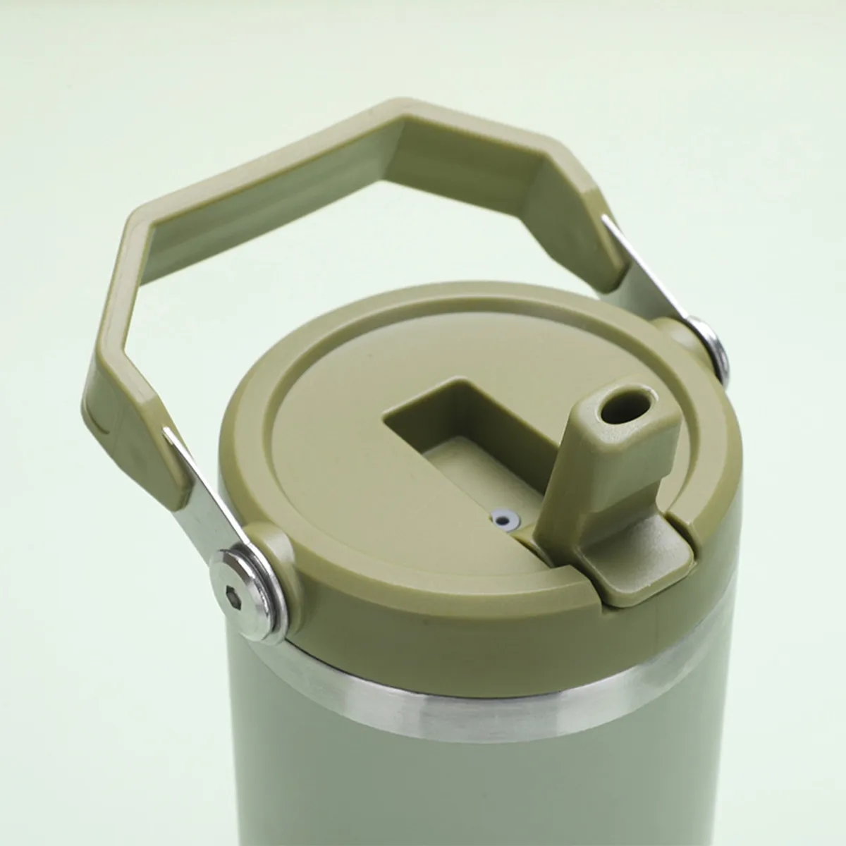 30oz. Lid Straw Stainless Steel Vacuum Insulated Tumbler 5