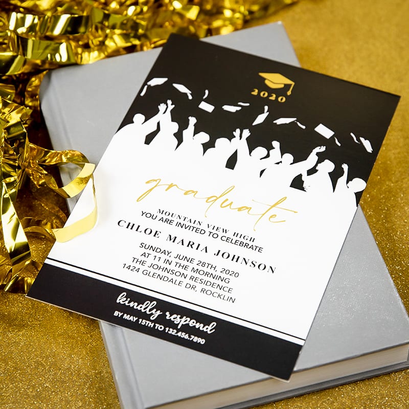Custom Full Color 5 X 7 Inch Invitation Cards 58