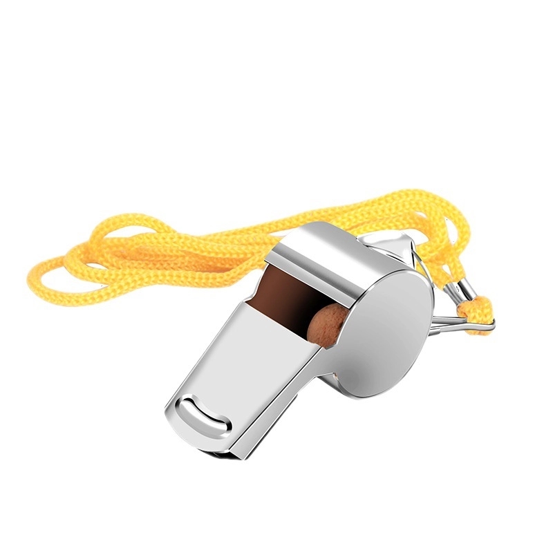 Metal Whistle With Lanyard 2