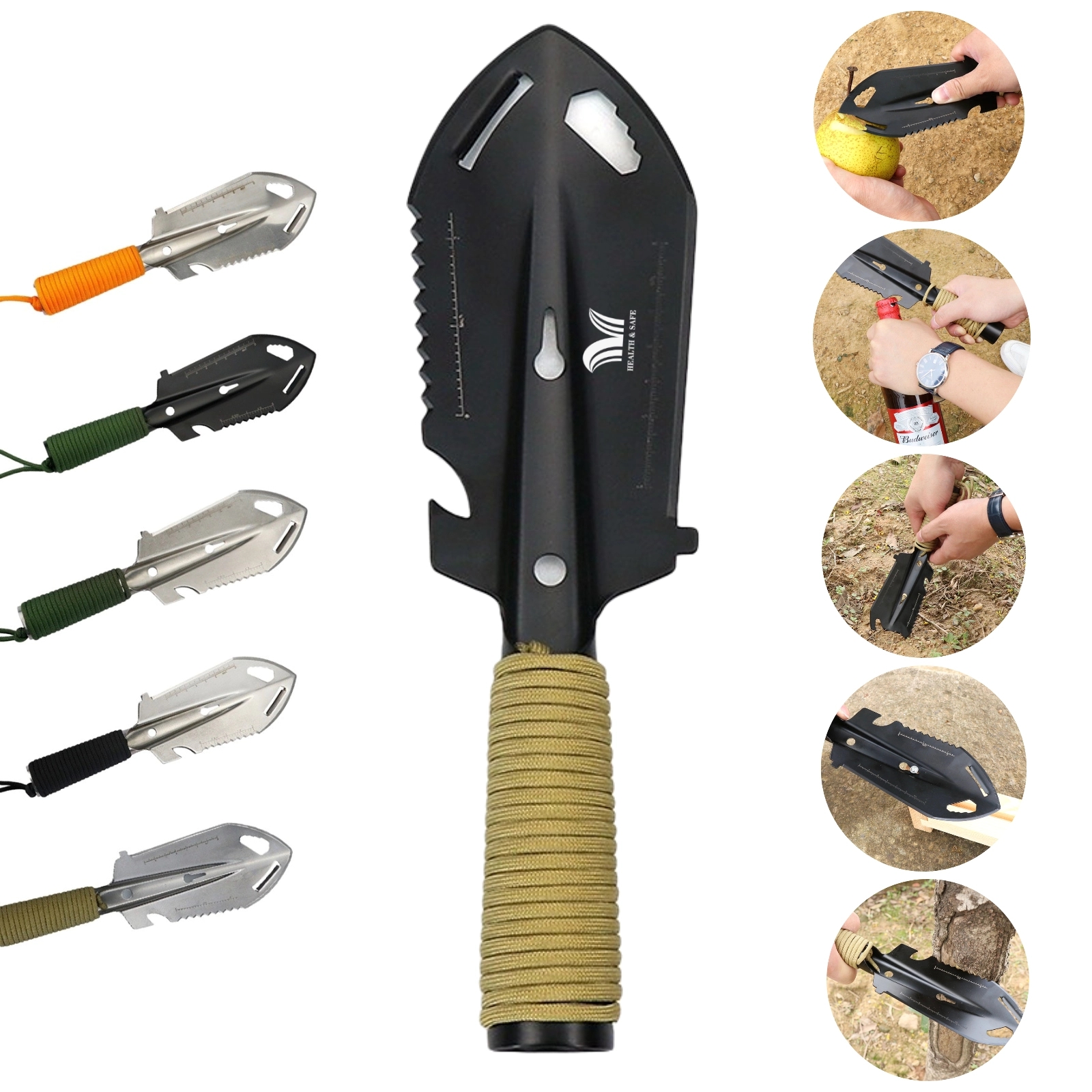 Stainless Steel Multifunctional Engineer Shovel 2
