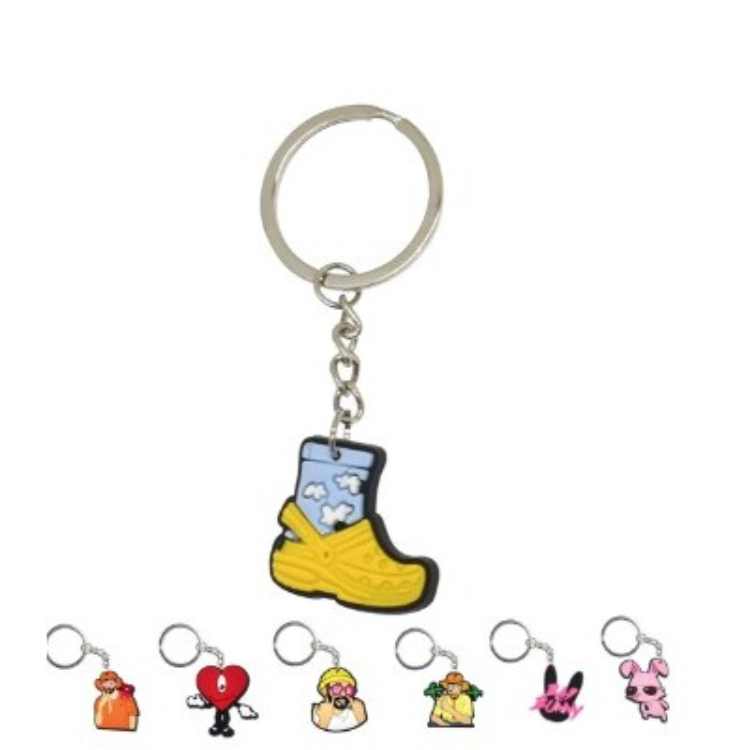 Custom Shape Soft PVC Keychain Fob