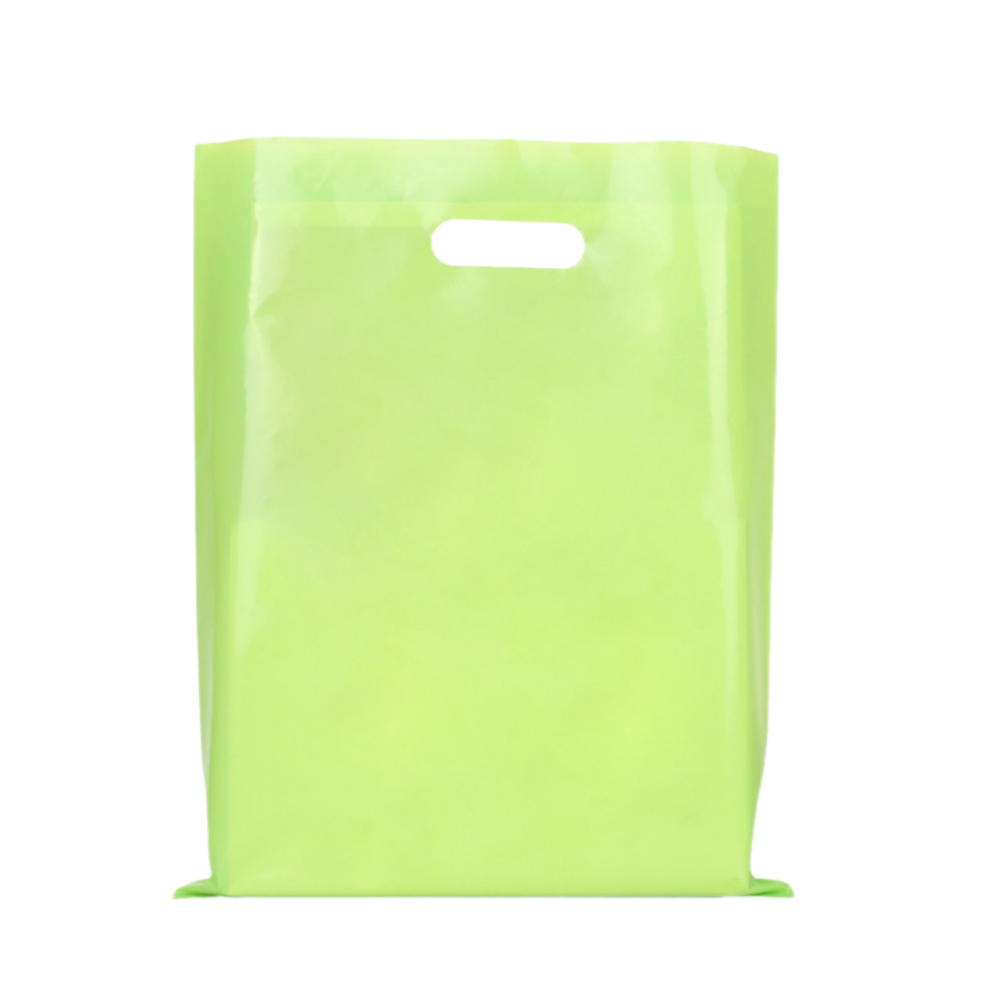 Polyethylene Die Cut Plastic Bag 9.8" x 13.8" 11