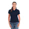 Women's MORENO TEXT MICRO SS POLO 374