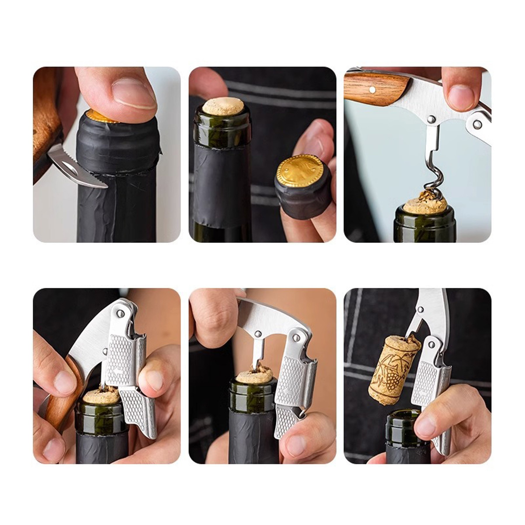 Multifunctional Wine Opener With Holster 2