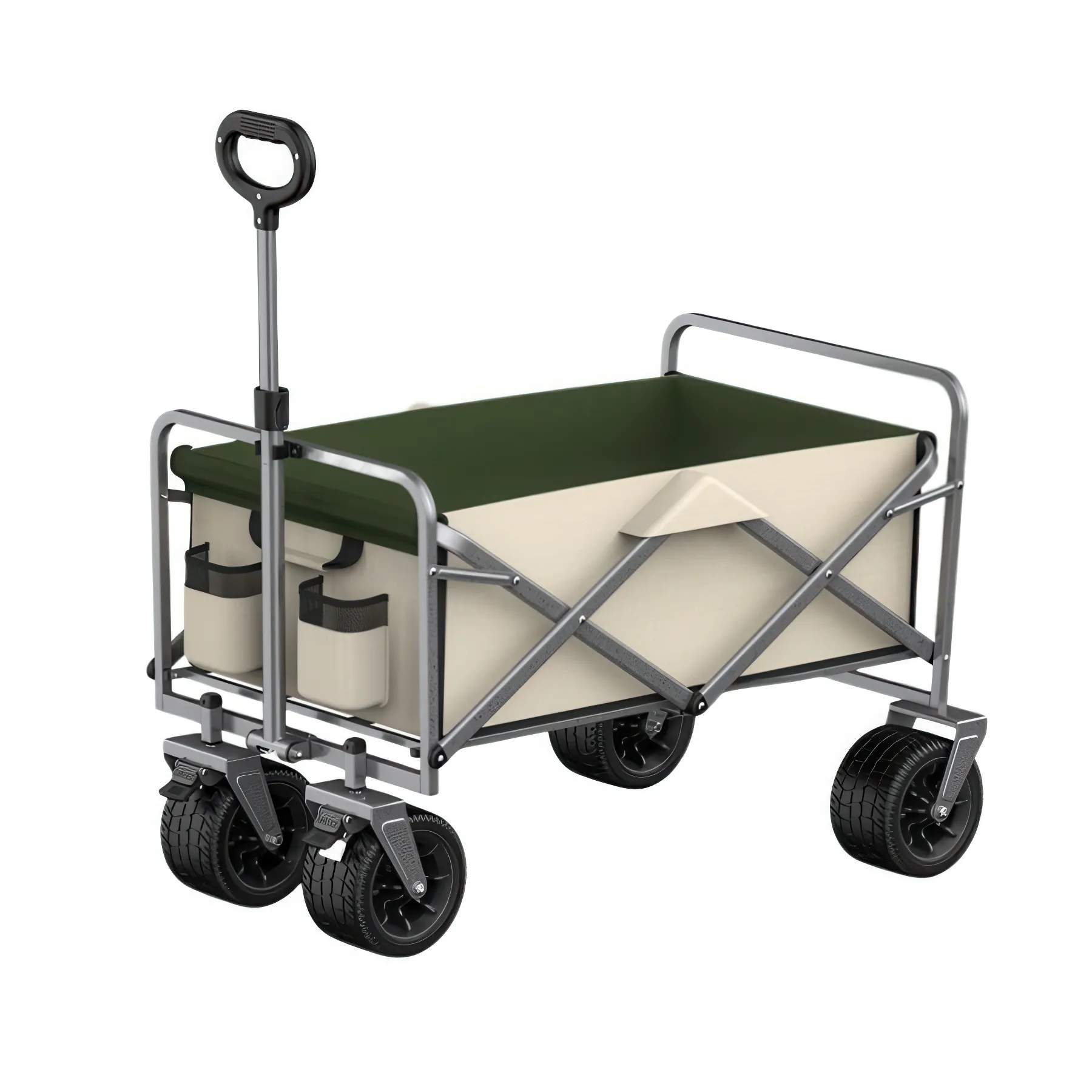 Folding Large Camping Picnic Handcart 5