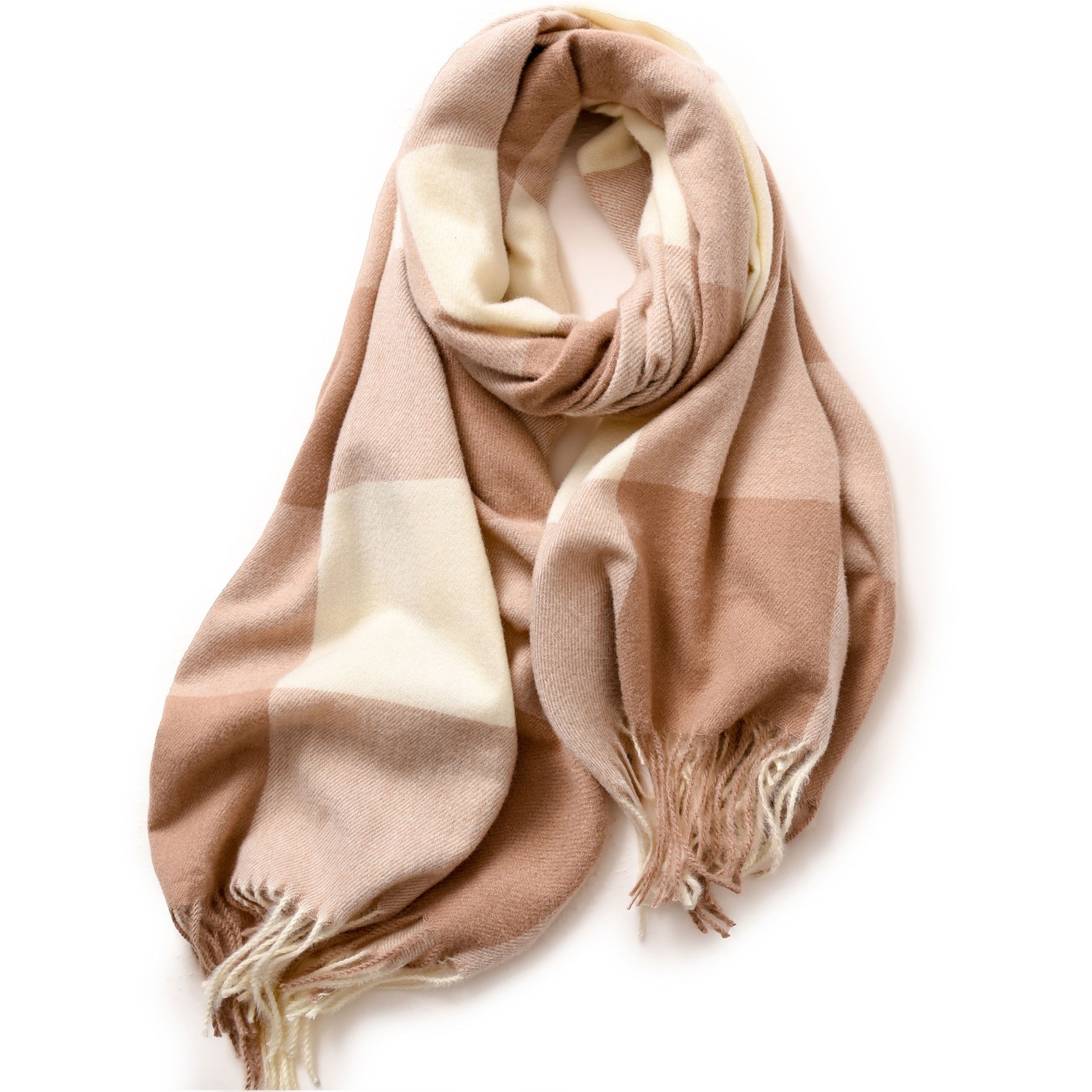 Long Plaid Scarf 9
