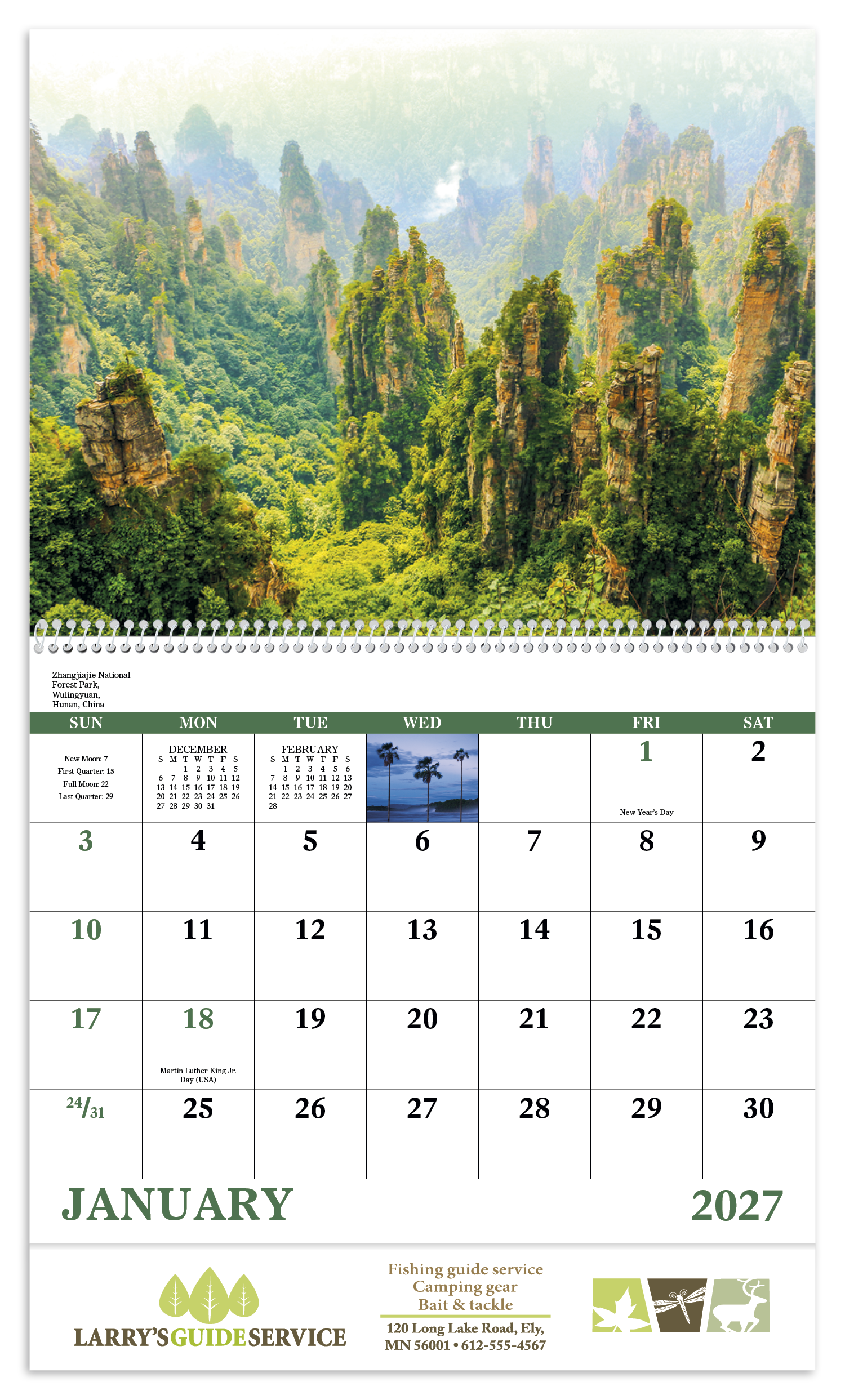 Good Value™ Glorious Getaways - Spiral Calendar 4