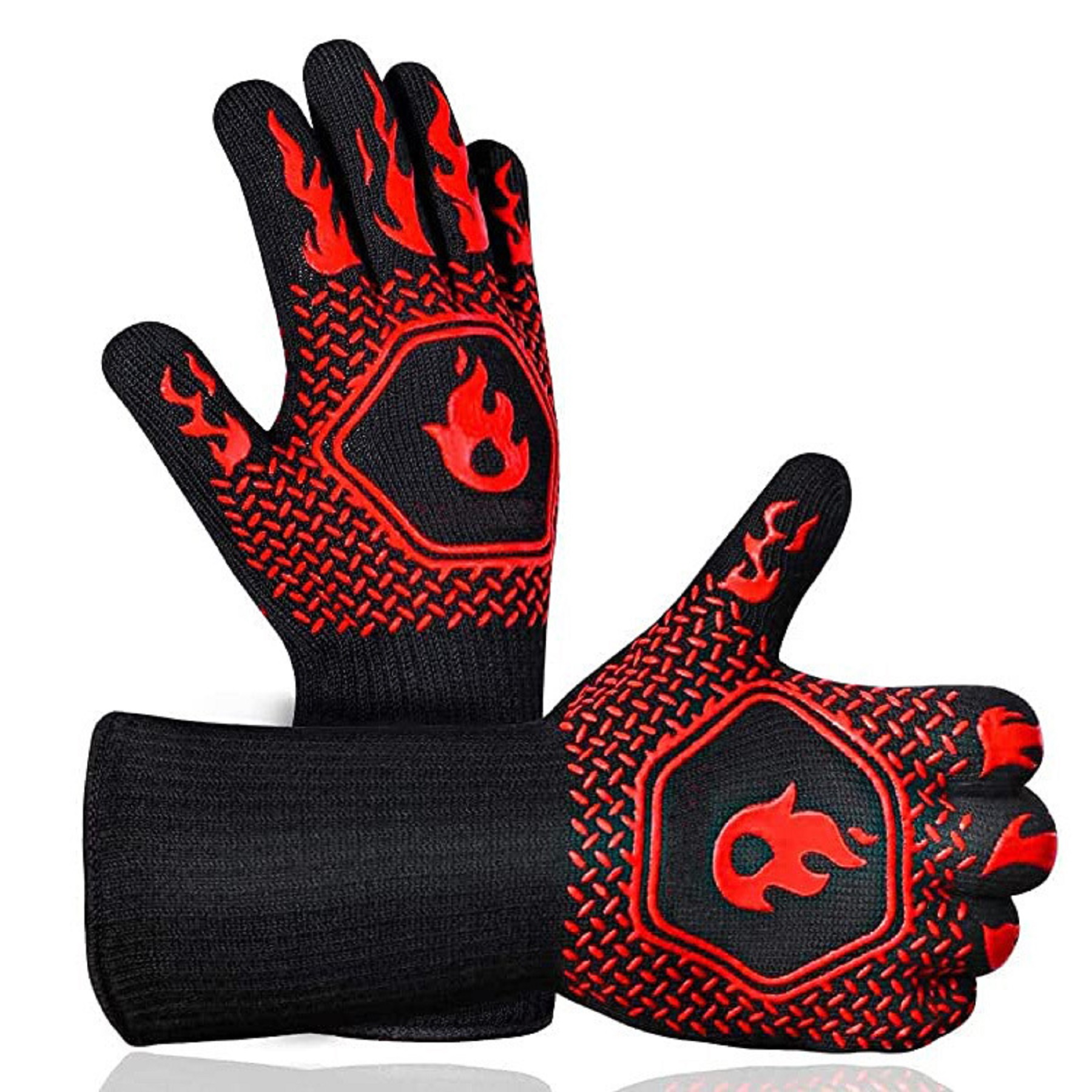 1472 ? High Temp Resistance Fireproof Glove for Grilling Barbecue 9