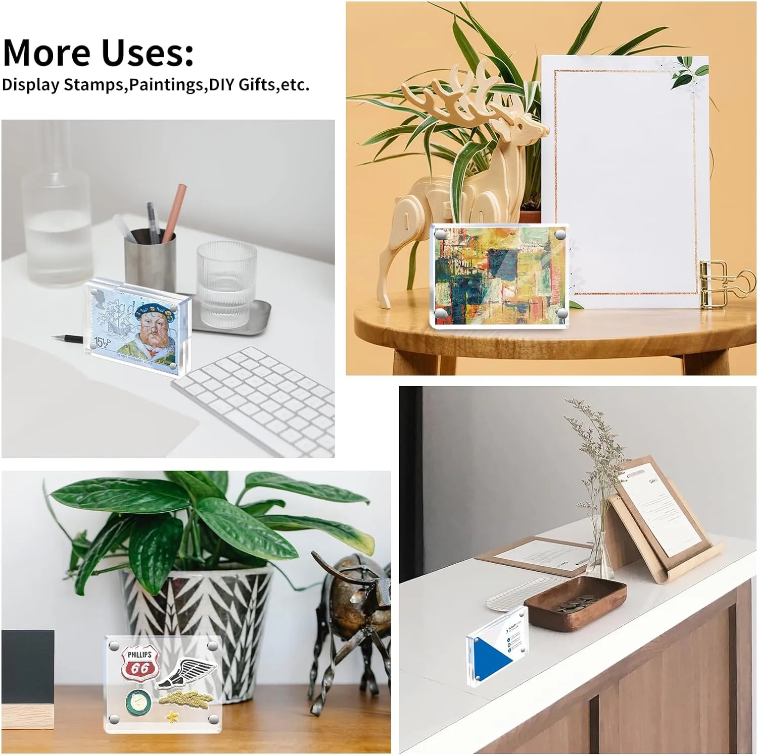 Magnetic Acrylic Photo Frame Stand 7