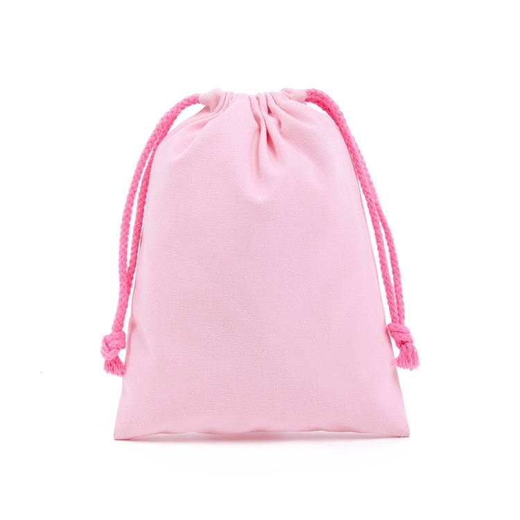 Portable Cotton Drawstring Bag 10
