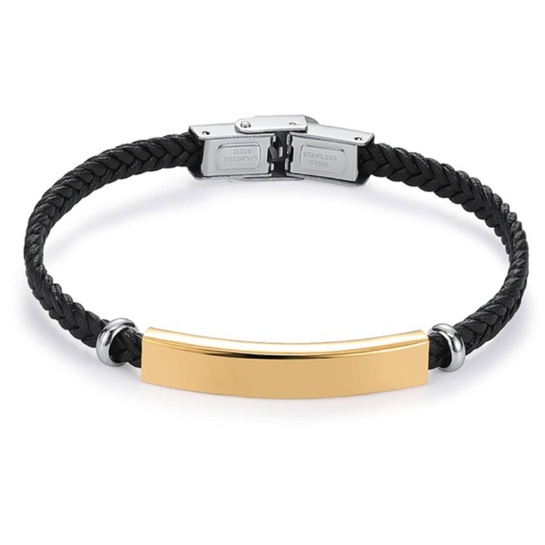Personalized Custom Leather Rope Bracelet 4