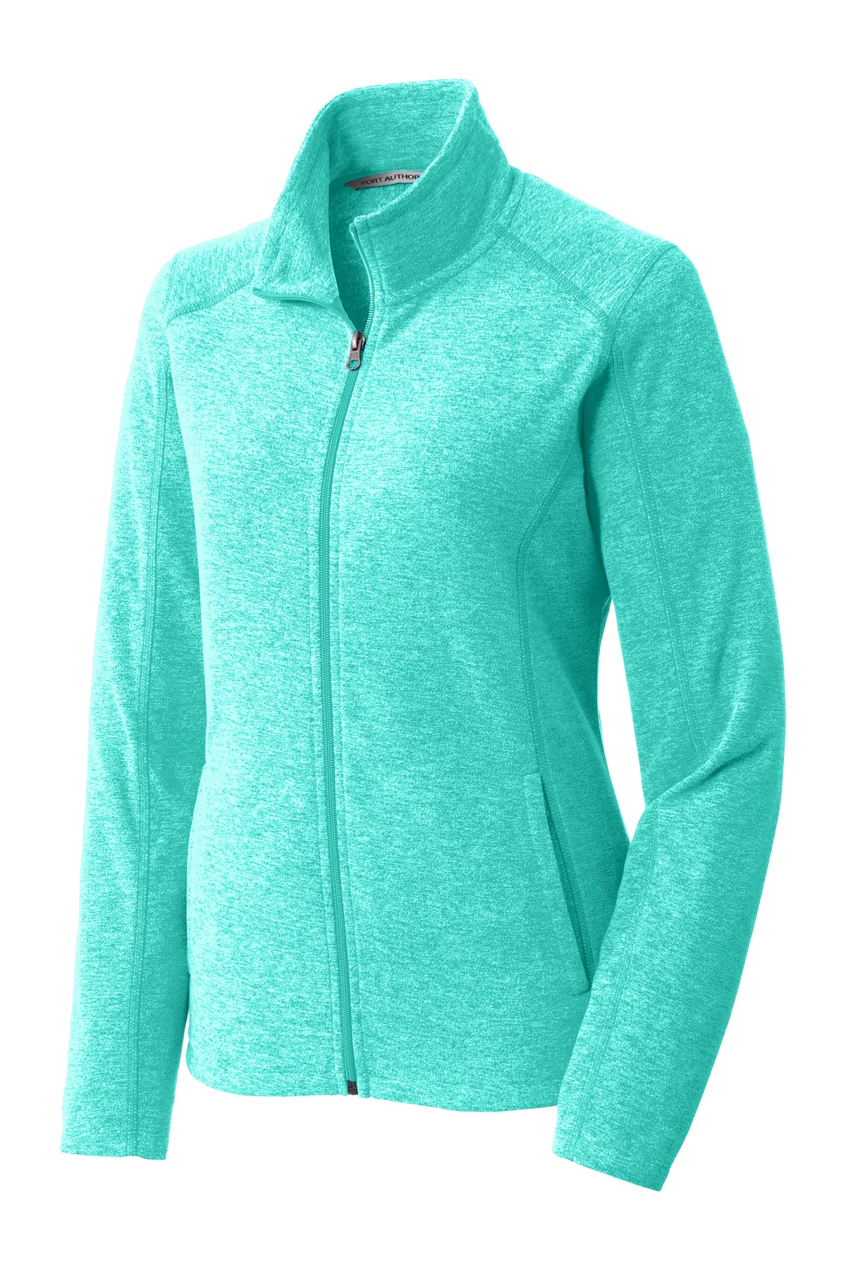 Women's Heather Microfleece Full-Zip Jacket