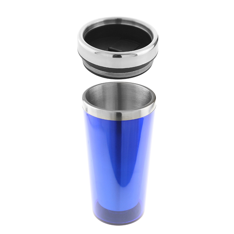 16 Oz. ValuePlus Double Wall 18/8 Stainless Steel Tumbler (Blue) 3