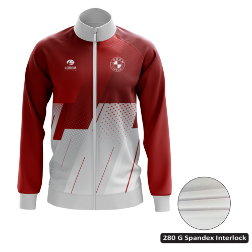 Men's & Kids' Sublimation Track Jacket - 280G Spandex 3