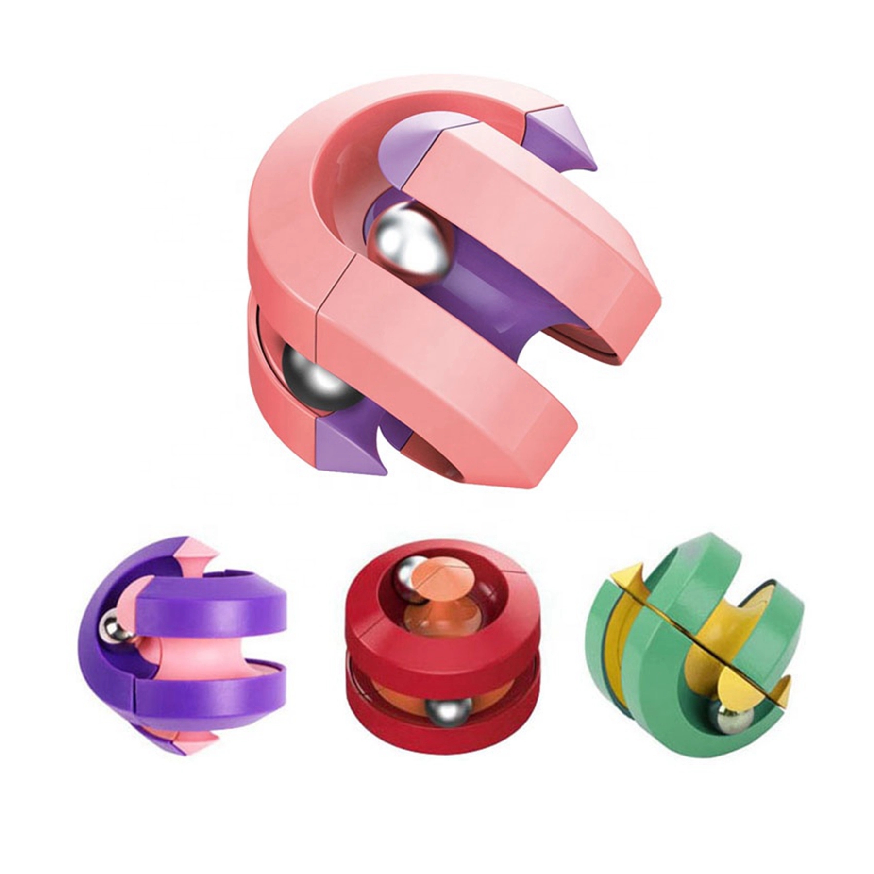 Fidget Pinball Gyro Cube Toy 10
