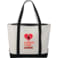 Baltic 24oz Cotton Canvas Tall Zippered Tote 19